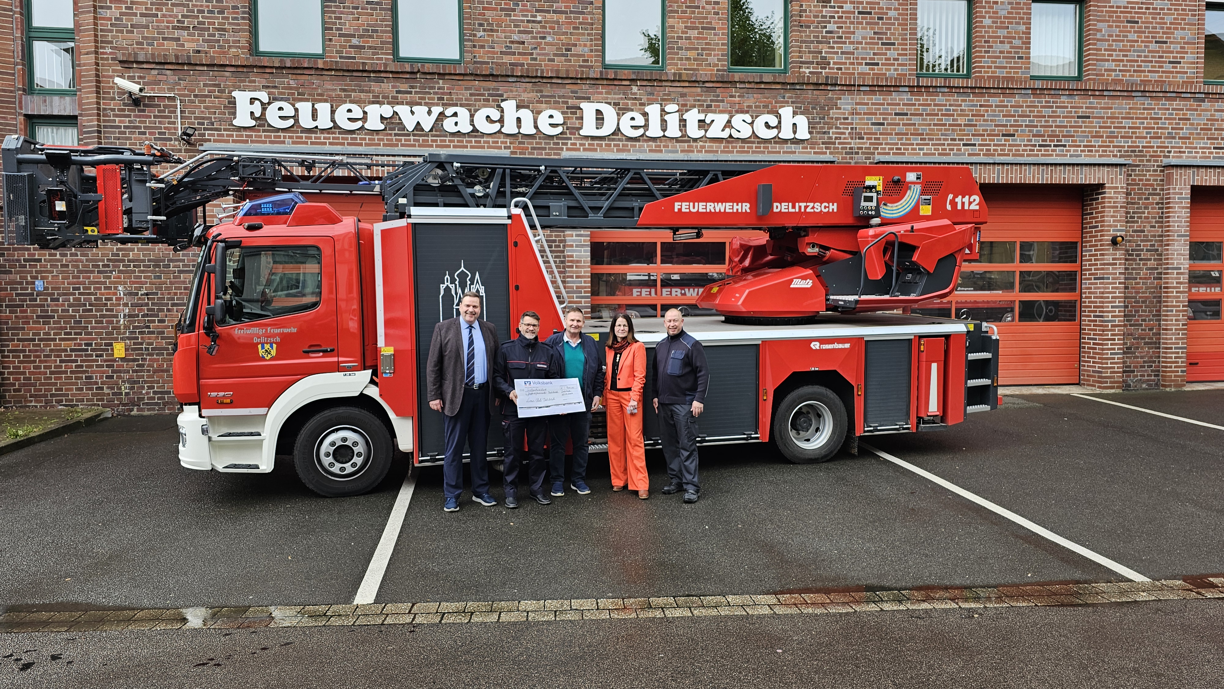 Spendenübergabe Feuerwehr Delitzsch